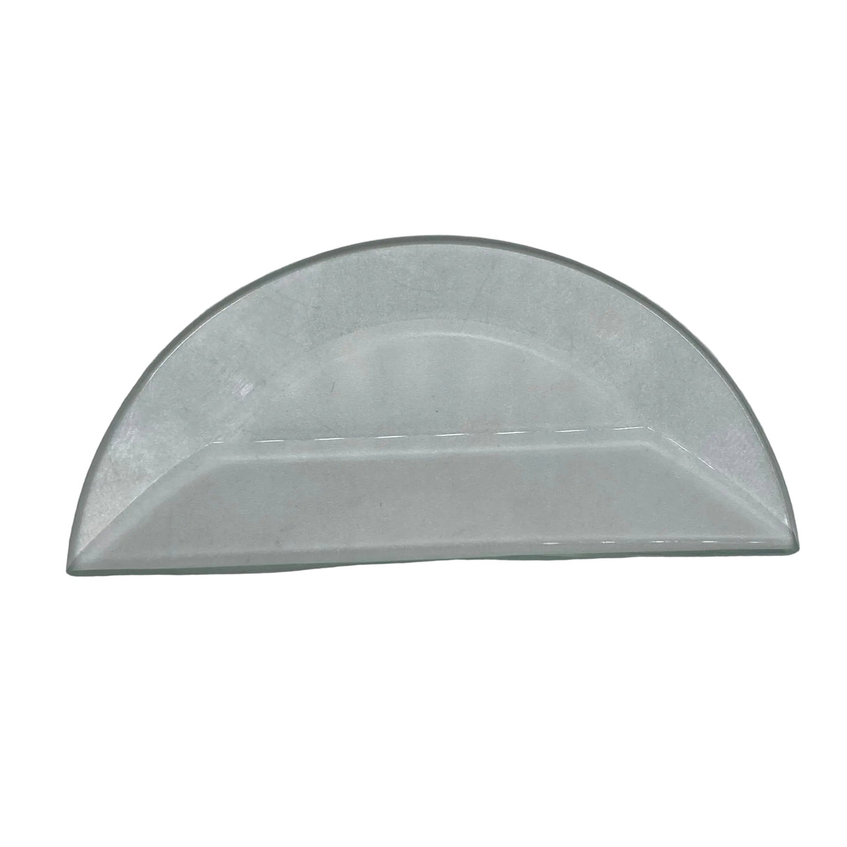 Bevel Clear Half Circle 4"