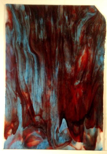 ICE WHITE, RED, BL, PK STIPPLE - Stained Glass Express
