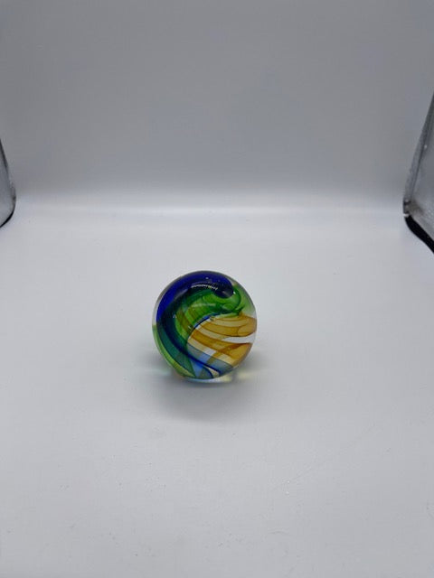 Paperweight Green Interstellar Swirl LTD