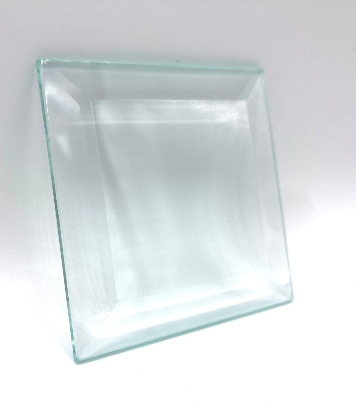 Bevel Clear Square 3"