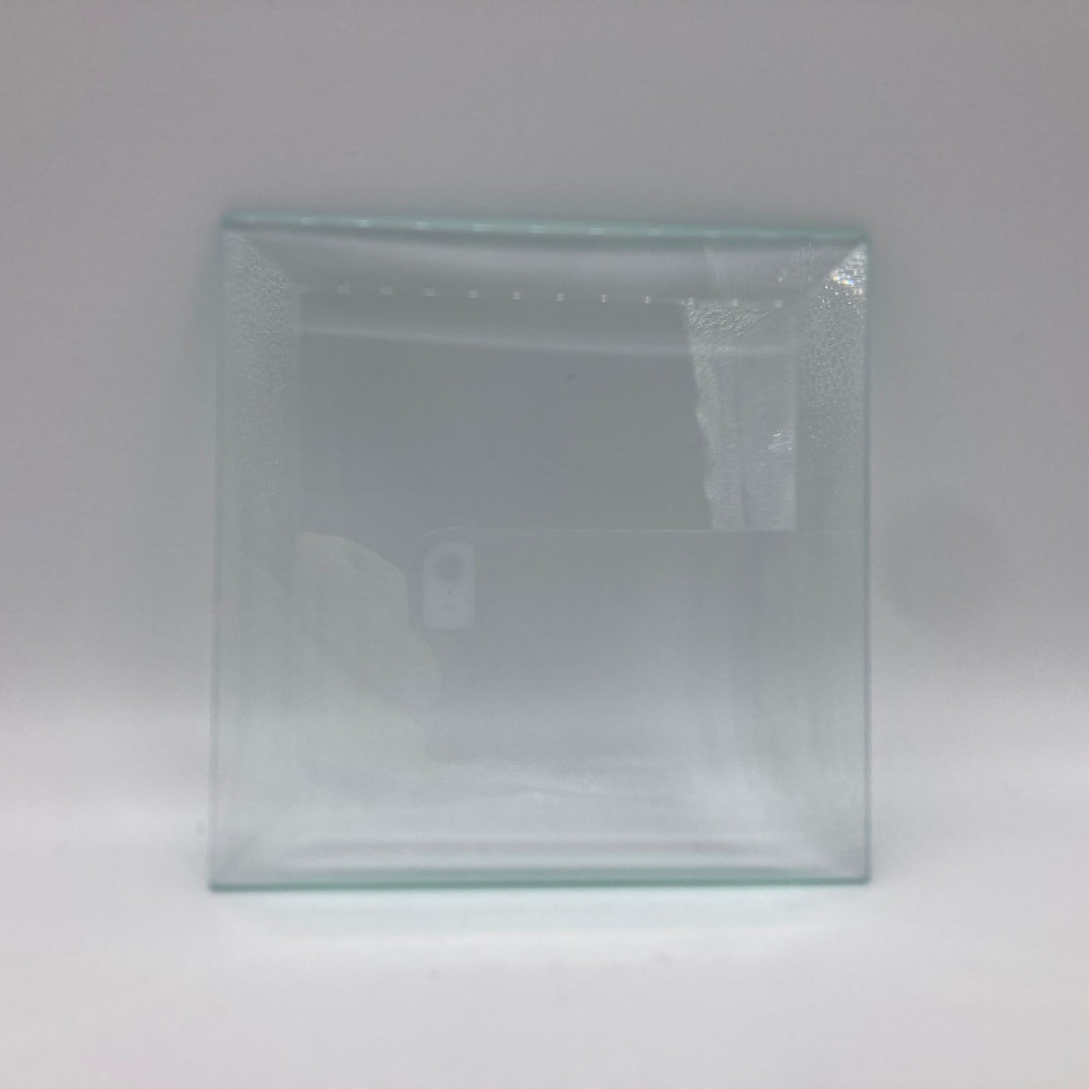 Bevel Clear Square 4"