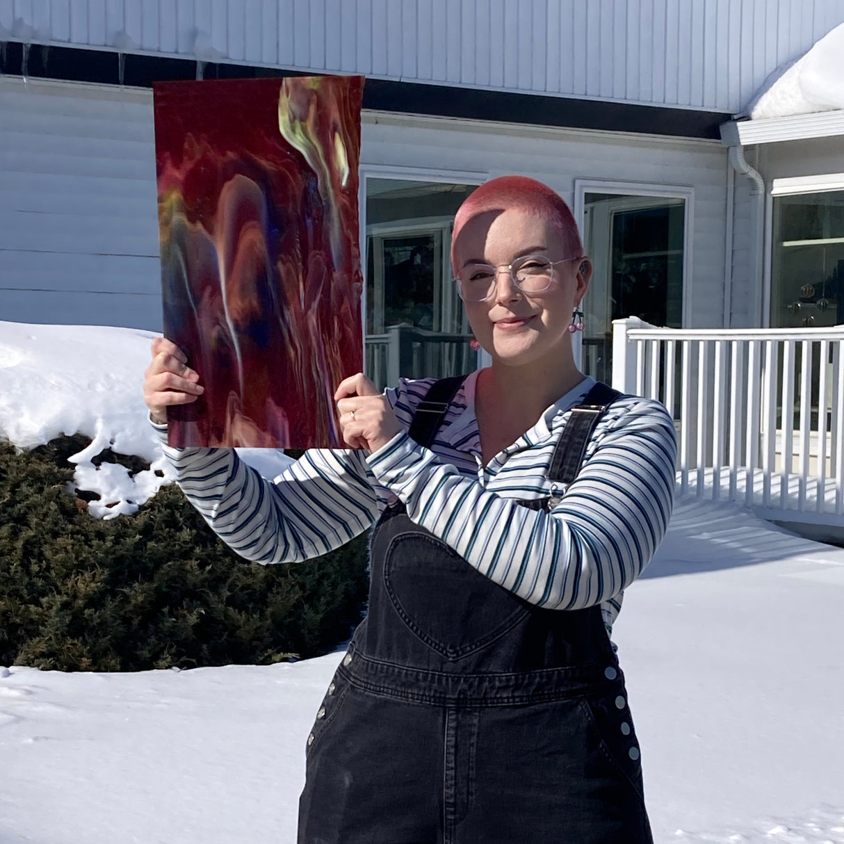 90 COE Cranberry Pink, Royal Blue, Spring Green