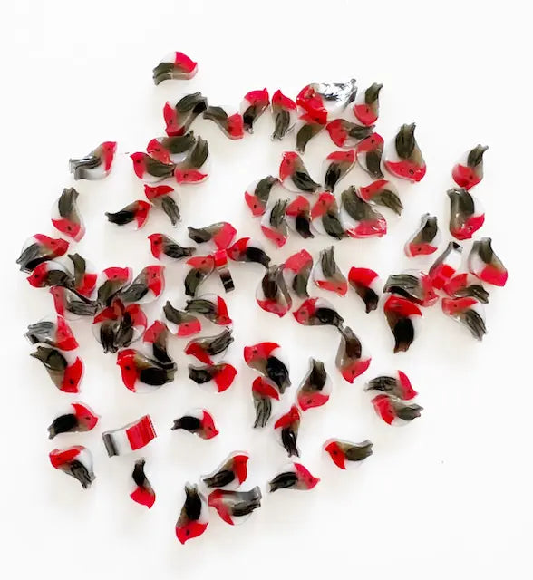 96 COE Murrine Robin Bird