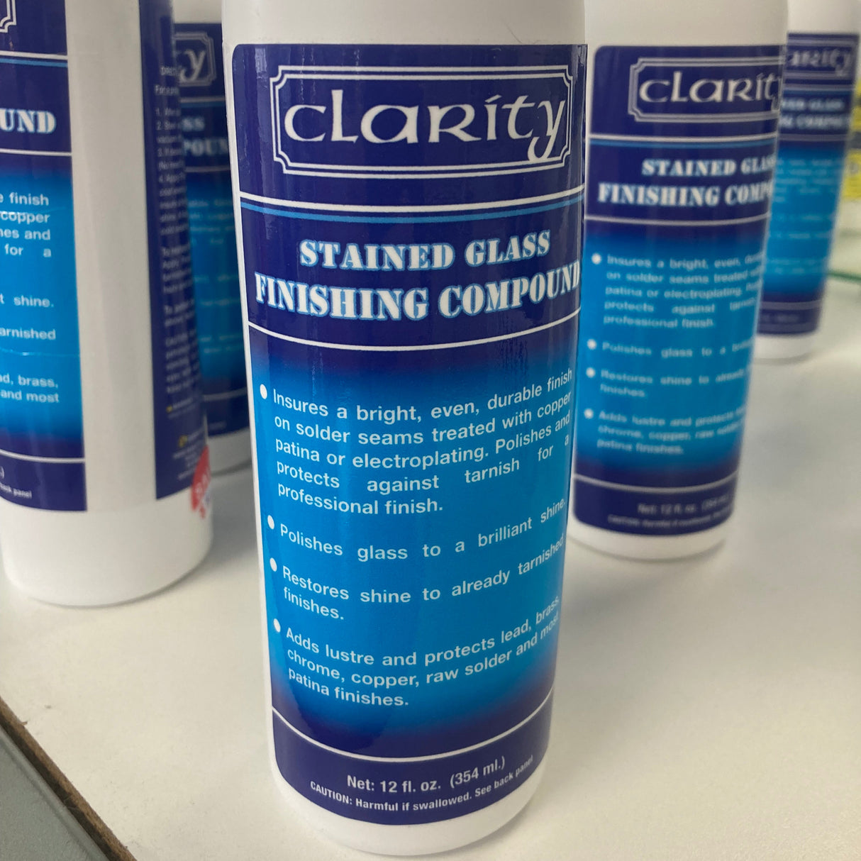 Clarity Stained Glass Finishing Compound