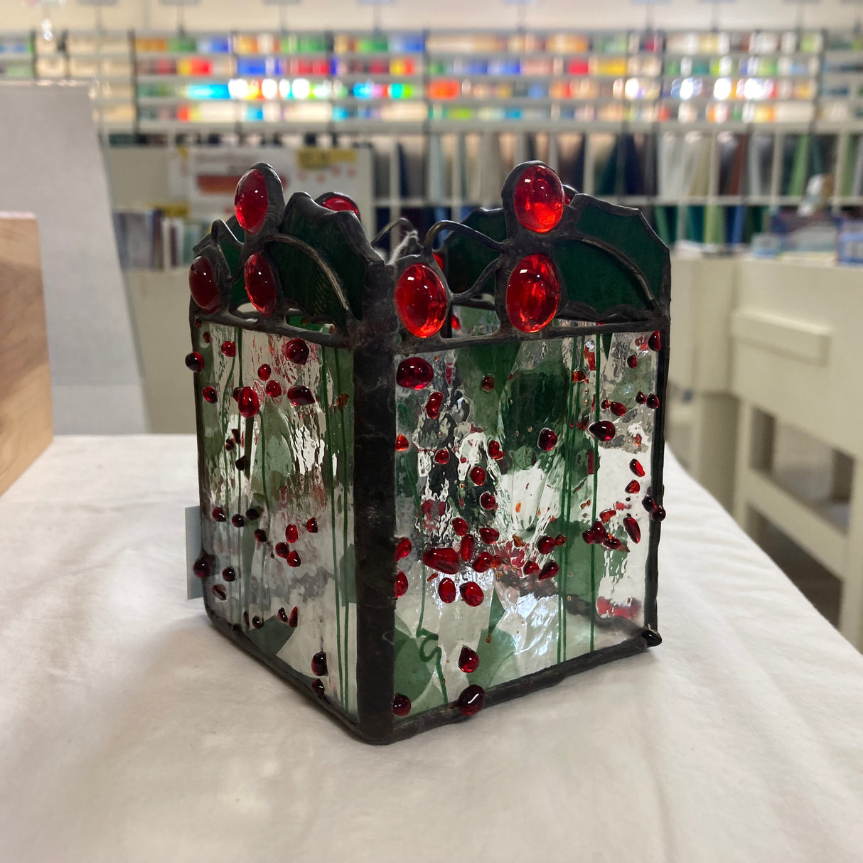 Inspiration Kit Holly Berry Glass Votive