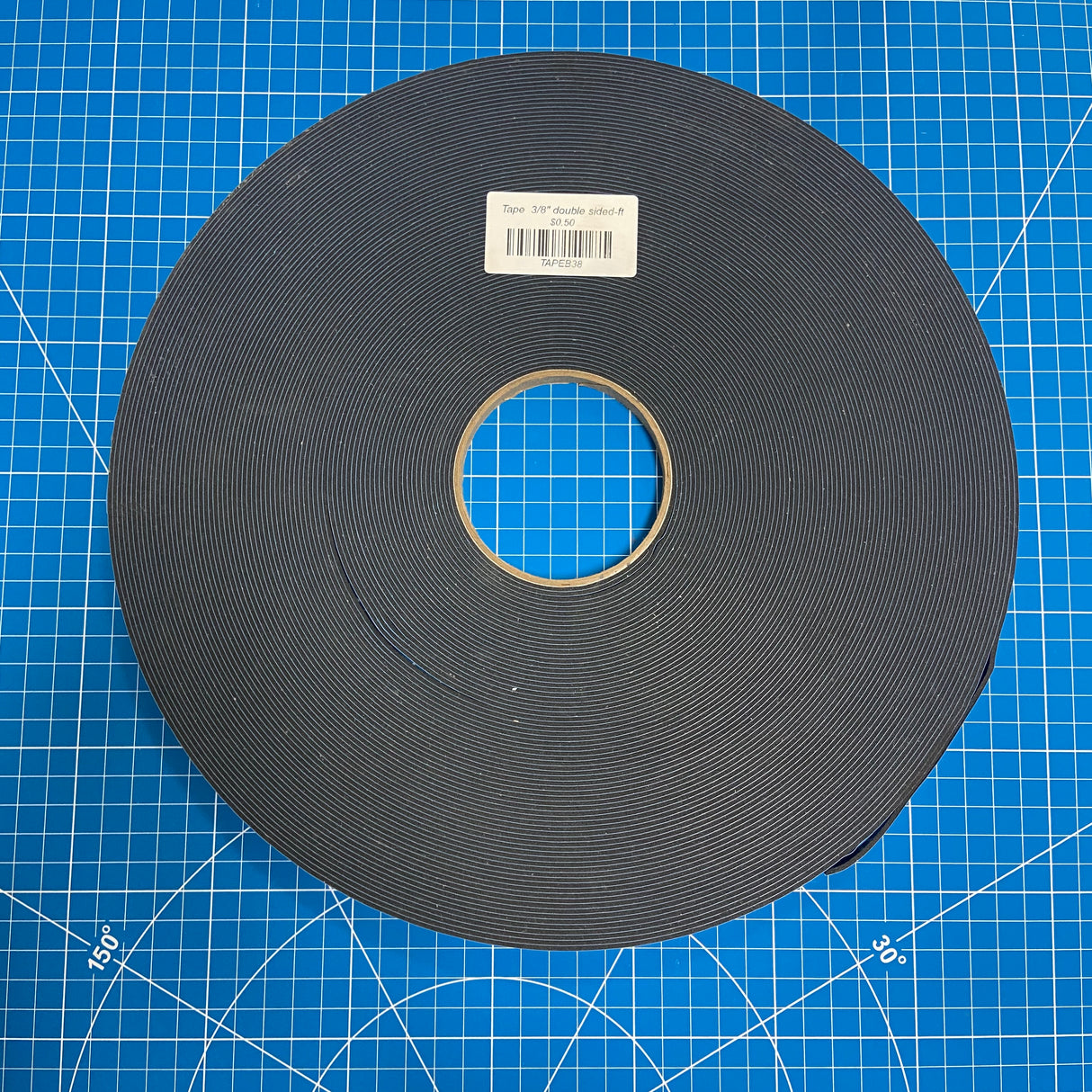 Tape 3/8" double sided-ft