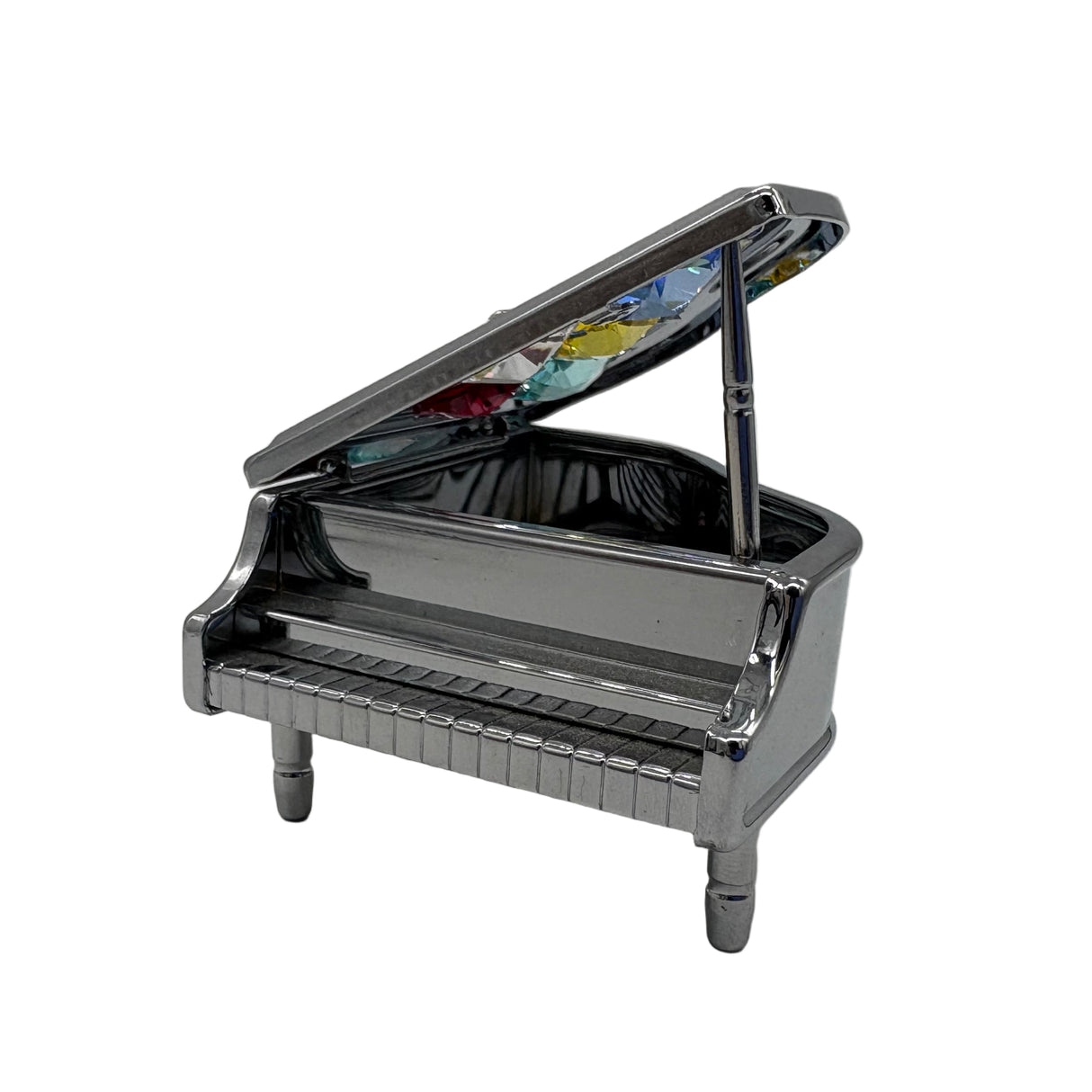 Crystal Swarovski in Chrome Plated Piano