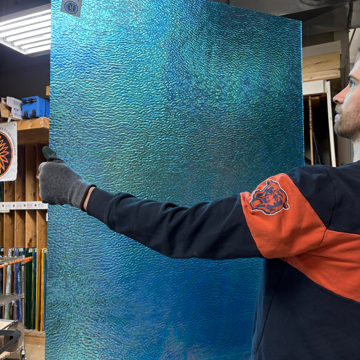 Tahitian Blue Ripple Iridescent