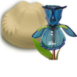 Iris Flower Bottom Mold - Stained Glass Express