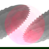 Jewel Faceted Round 15mm Gold-Pink - Stained Glass Express