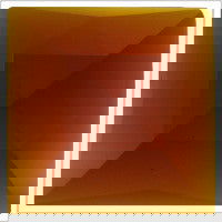 Jewel Faceted Square 25mm Dark Amber - Stained Glass Express