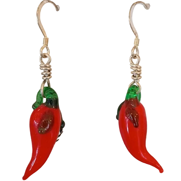 Katherine Adams Gary Chili Pepper Earrings