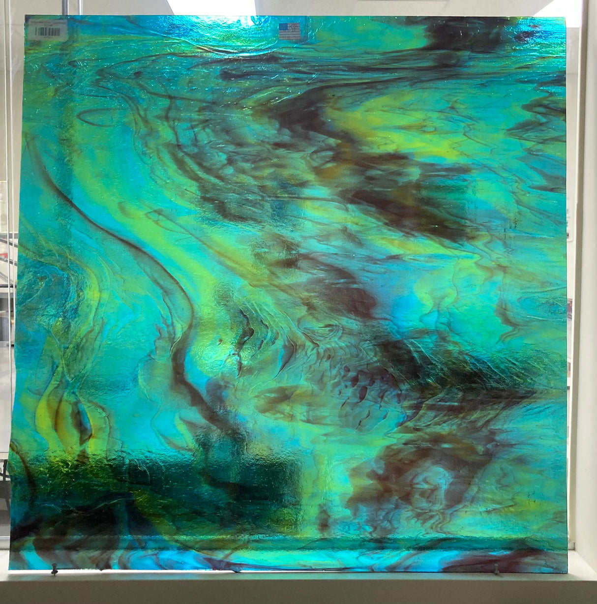 Kokomo Blue, Purple, Green Streaky - Stained Glass Express