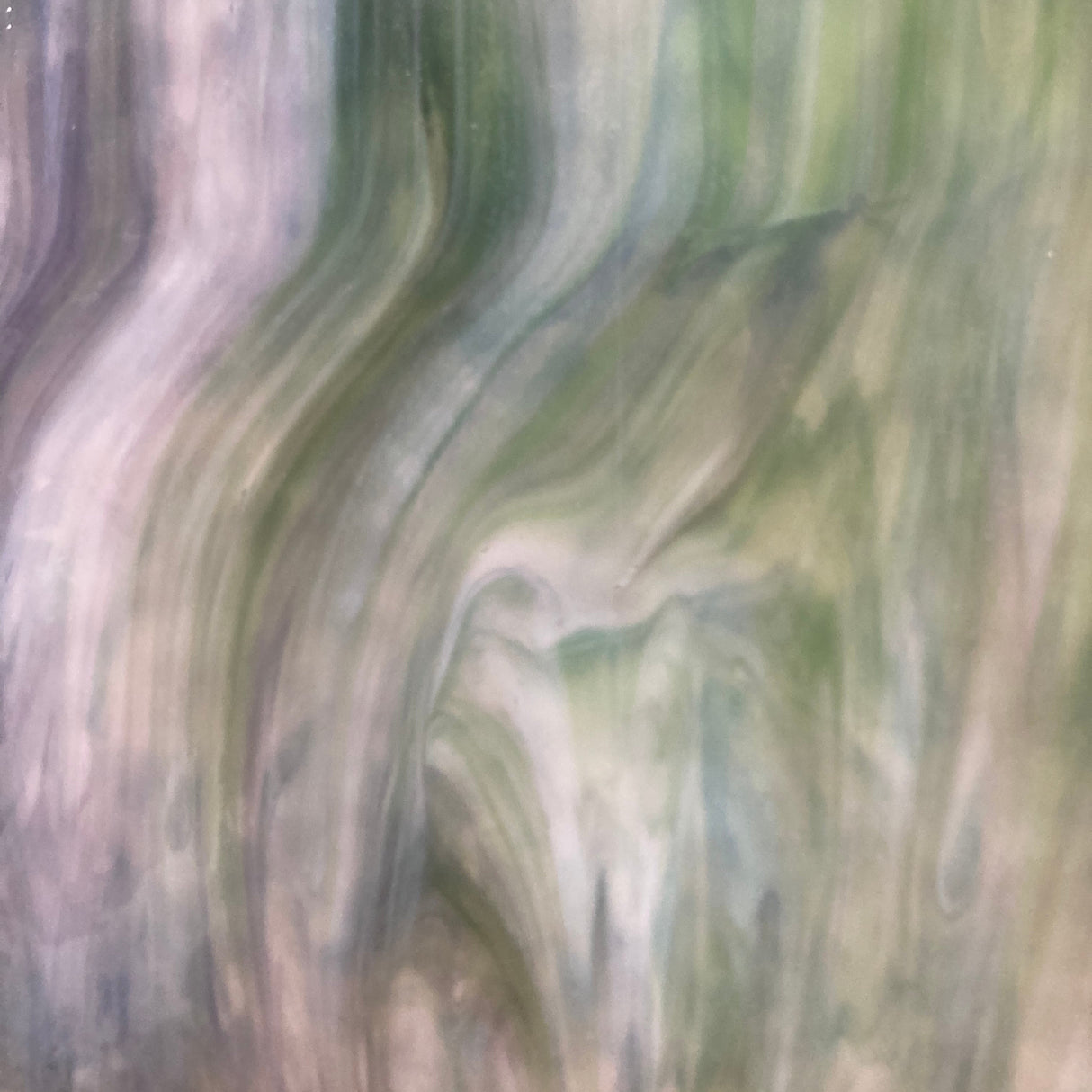 Lav, Grn & Dk Grn Mottled Tiffany Reprod