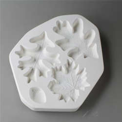 Leaves and Acorn Frit Casting Mold - Stained Glass Express