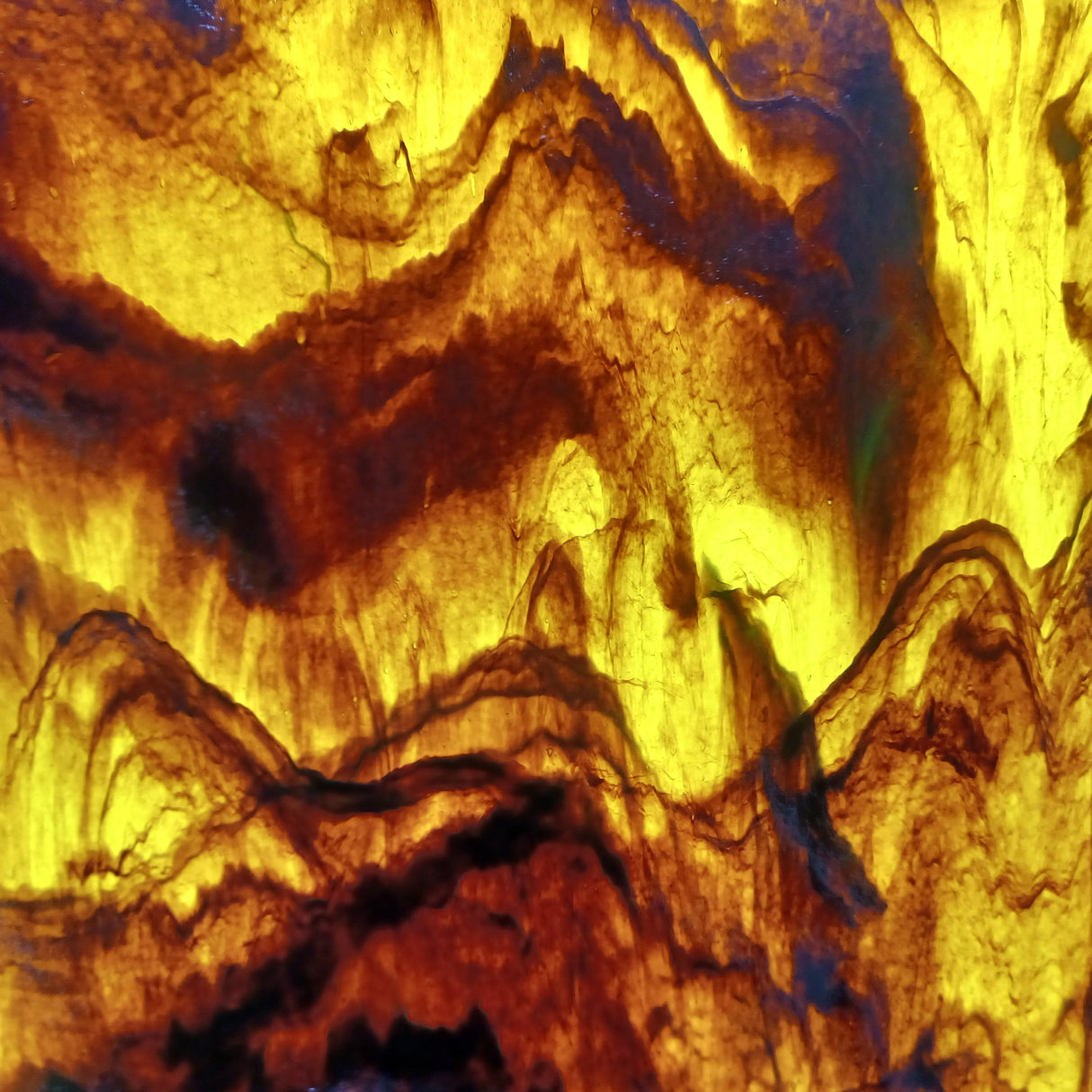 Lemon Yellow Ice, Black Stipple