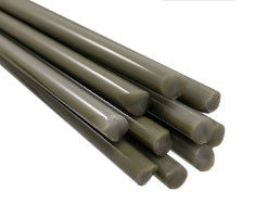 Light Gray 7-9mm Rod 33 COE - Stained Glass Express