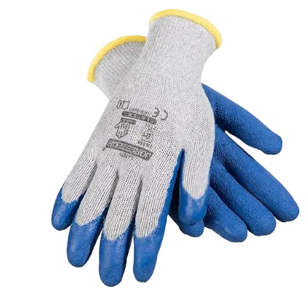 Medium Premium Rubber Palm Coated Work gloves - Stained Glass Express