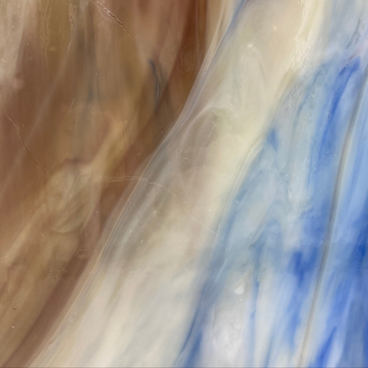 Medium Purple, Blue, Light Amber Opal