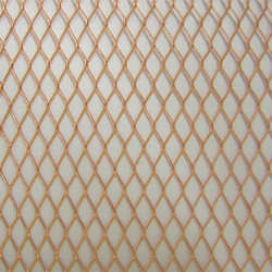Mesh Copper 1/8 inch Diamond 1/8"5 in 5x 8" sheet - Stained Glass Express