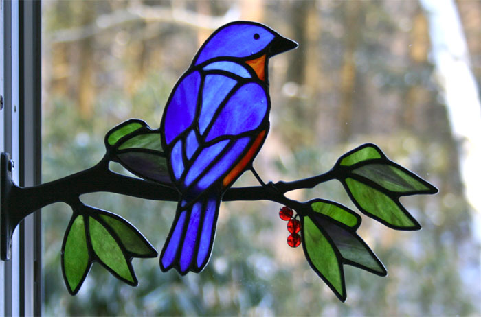 Midi Window Frame Birds on Branches Kit #2