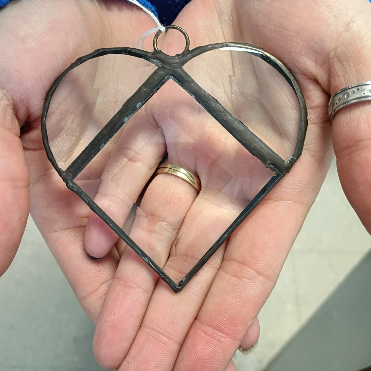 Mini-Heart stained glass bevels