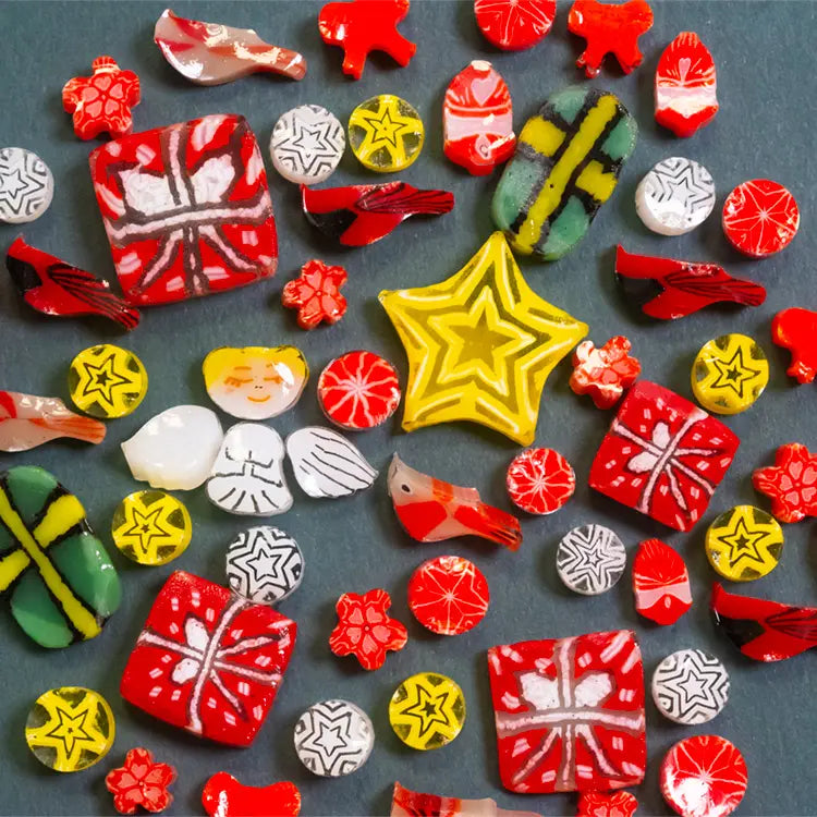 90 COE Murrine Christmas Tree Mix