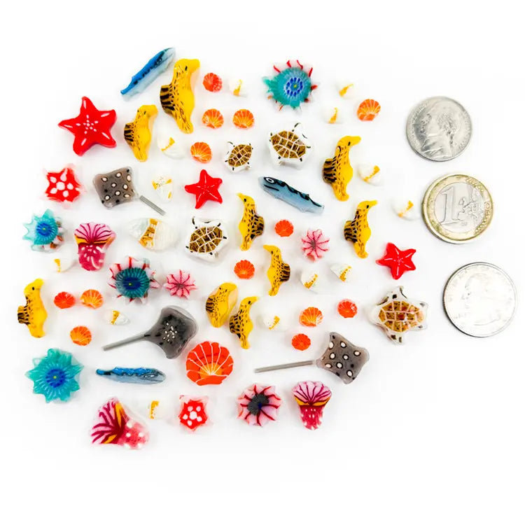 90 COE Murrine Tropical Sea Life Mix