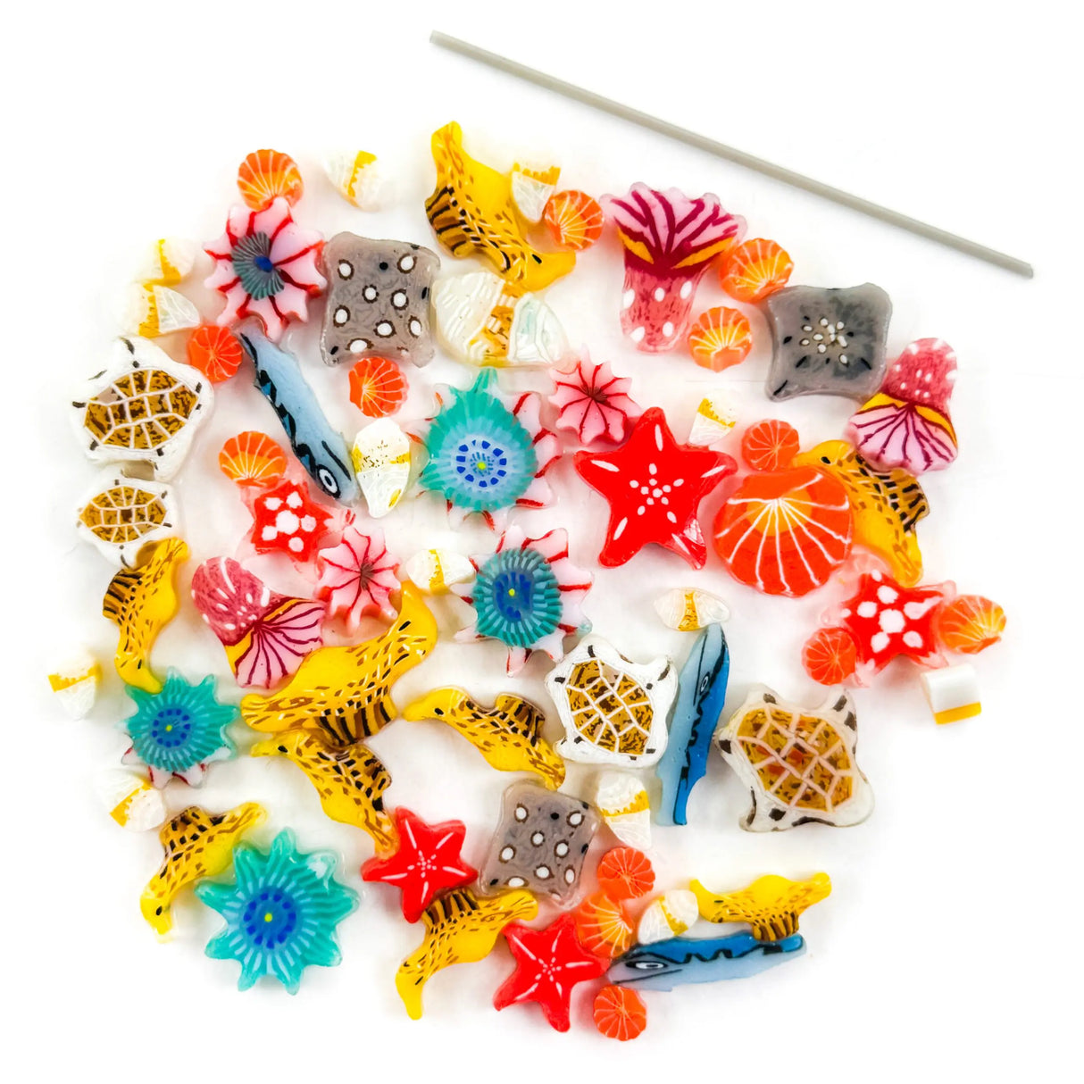 90 COE Murrine Tropical Sea Life Mix