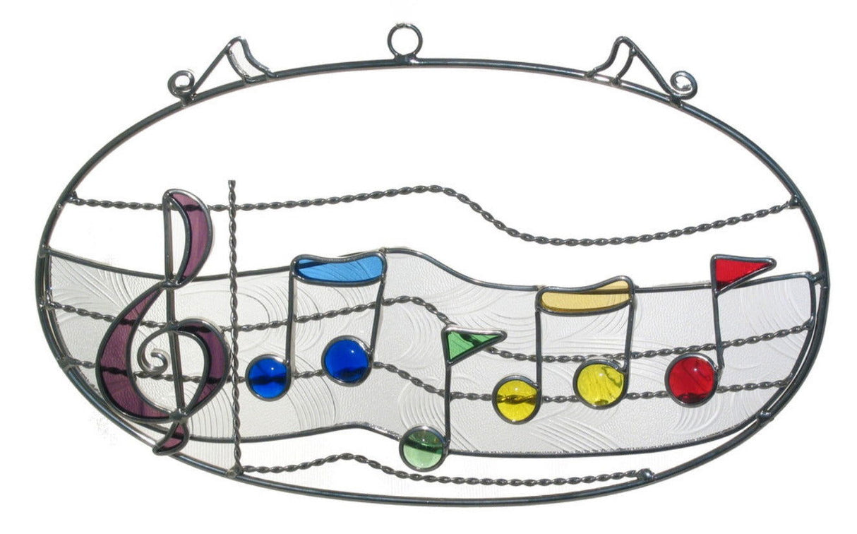 Music Oval - Stained Glass Express