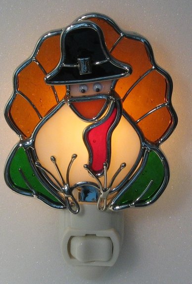 NIGHTLIGHT TURKEY - Stained Glass Express