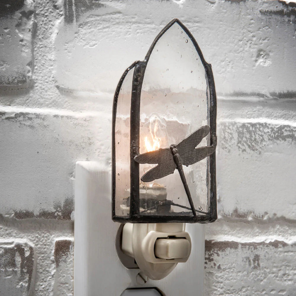 Night Light Clear Seedy with Dragonfly