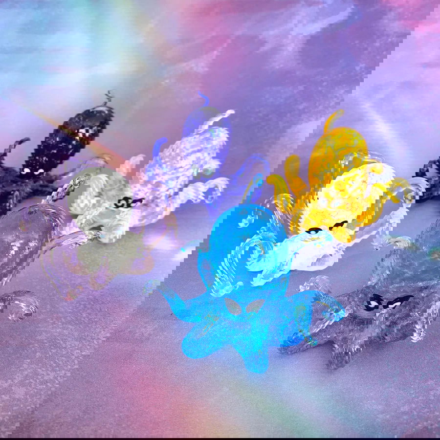 OCTOPUS SPOTTED - Stained Glass Express