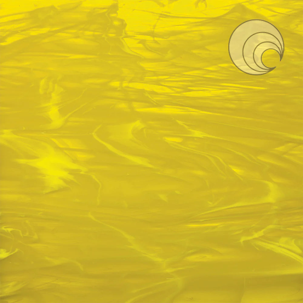 96 COE Yellow with White Wispy
