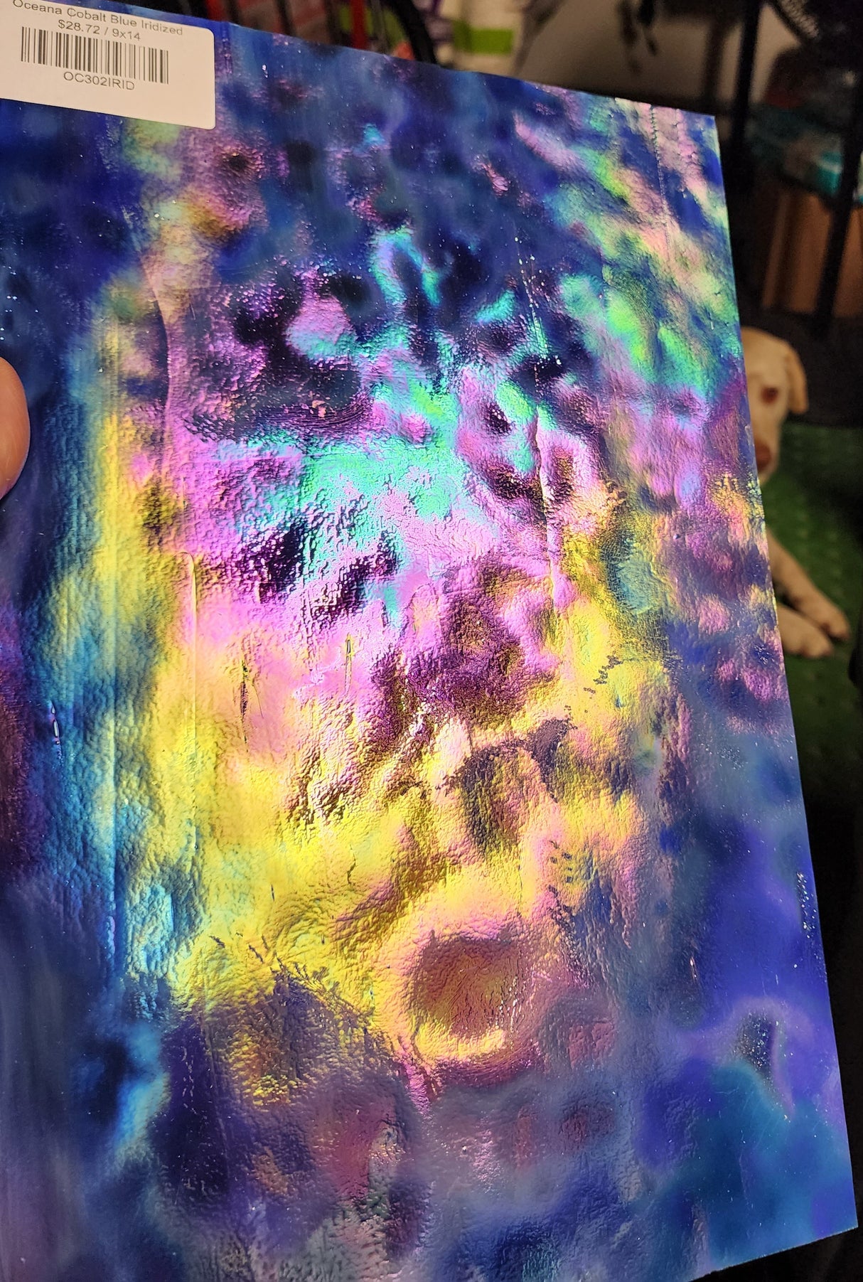 Oceana Cobalt Blue Iridized