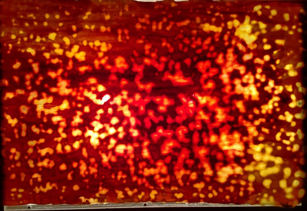 Oceana Silver, Yellow & Red - Stained Glass Express