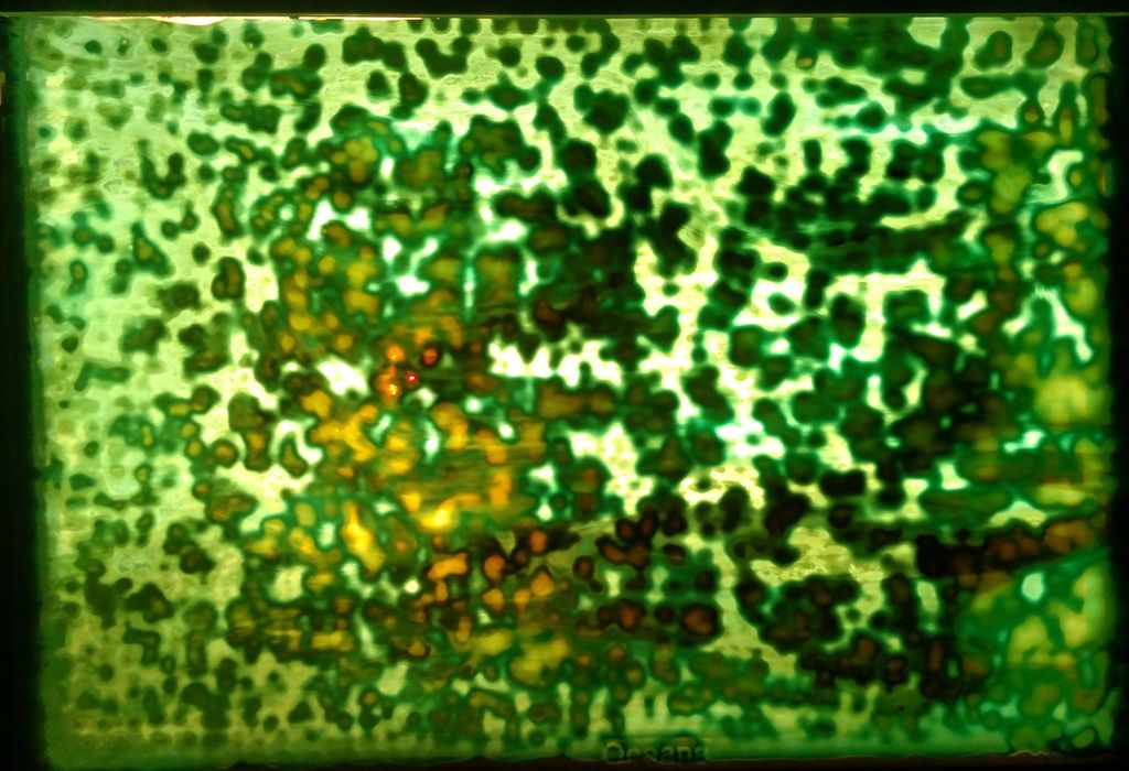 Oceana Teal and Dark Green - Stained Glass Express