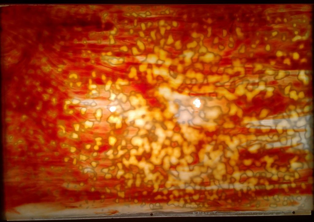 Oceana White and Orange - Stained Glass Express