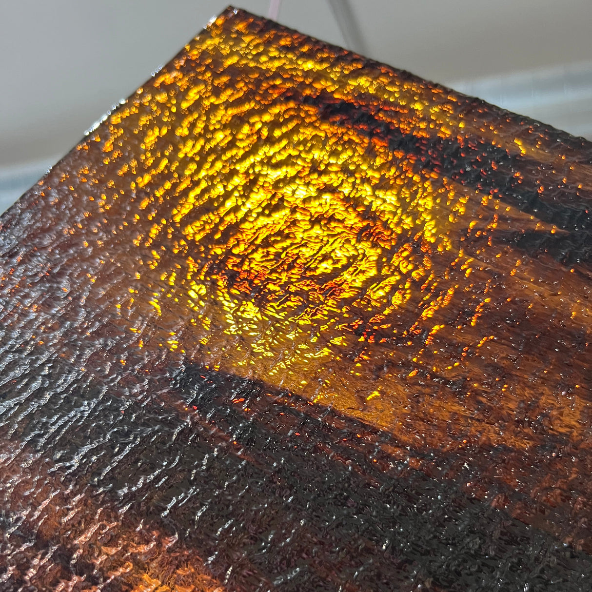 96 COE Brown on Gold Streaky Granite