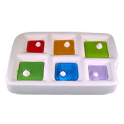 Offset Square Pendants Mold - Stained Glass Express