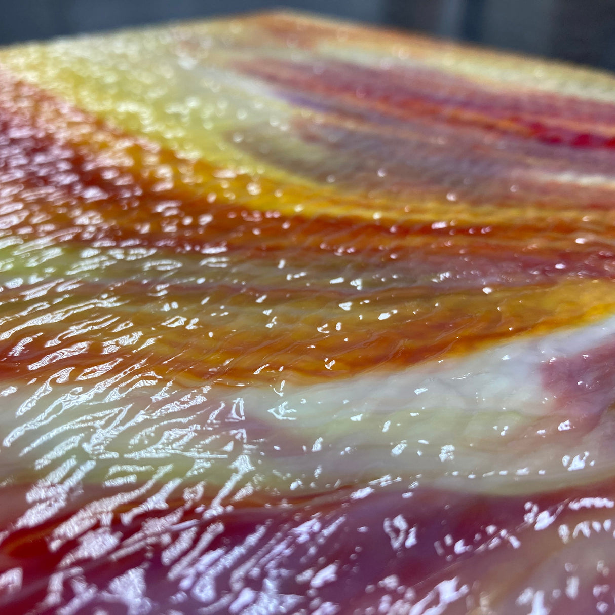 Orange, Green, White Opal Granite_4