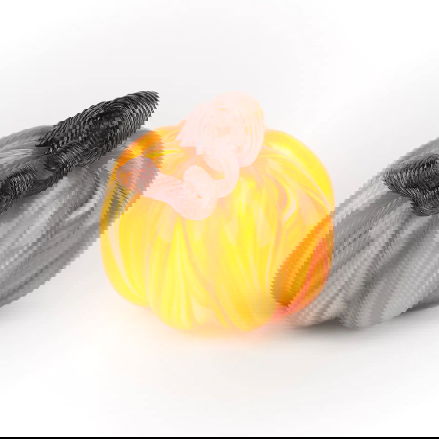 PUMPKIN ORANGE STRAW SM - Stained Glass Express