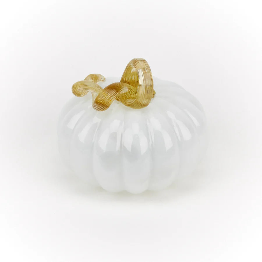 PUMPKIN WHITE SMALL - Stained Glass Express