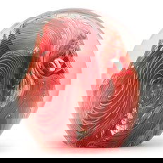 Paperweight Coral Ribbons - Stained Glass Express