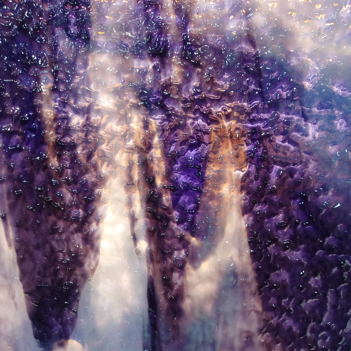 Purple with White Granite