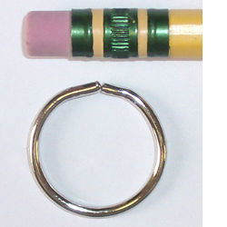 RINGS METAL LARGE 4OZ BAG - Stained Glass Express