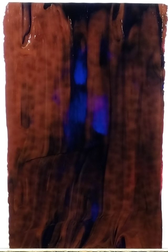 Red w/ Cobalt Blue True Dichro - Stained Glass Express