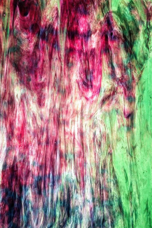 Red with Emerald Green True Dichroic - Stained Glass Express