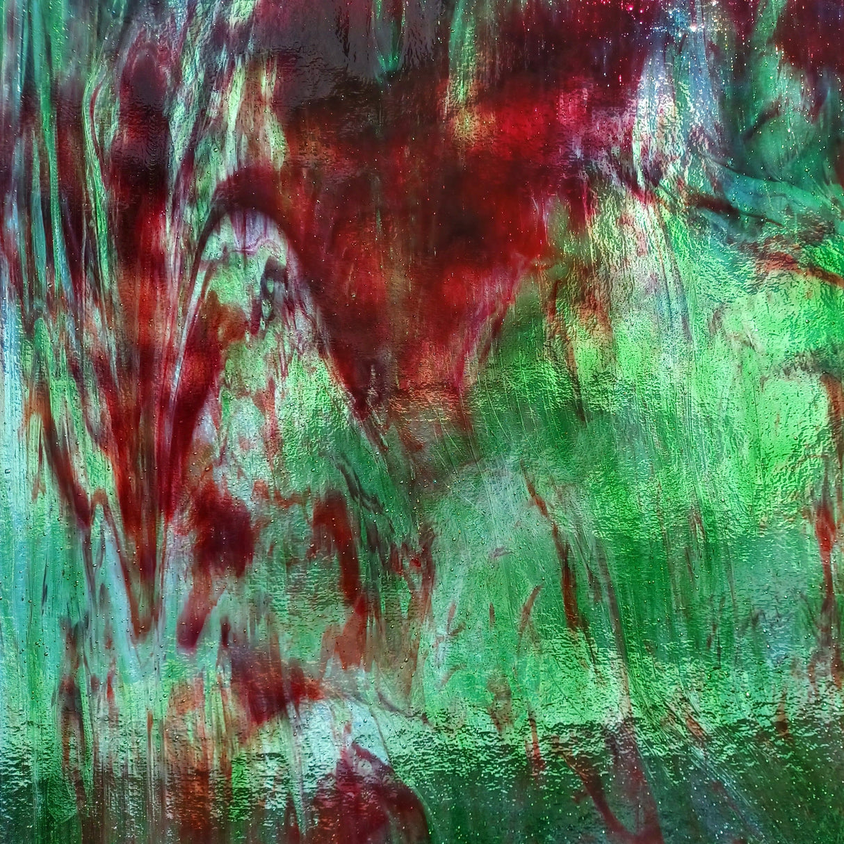 Red with Emerald Green True Dichroic