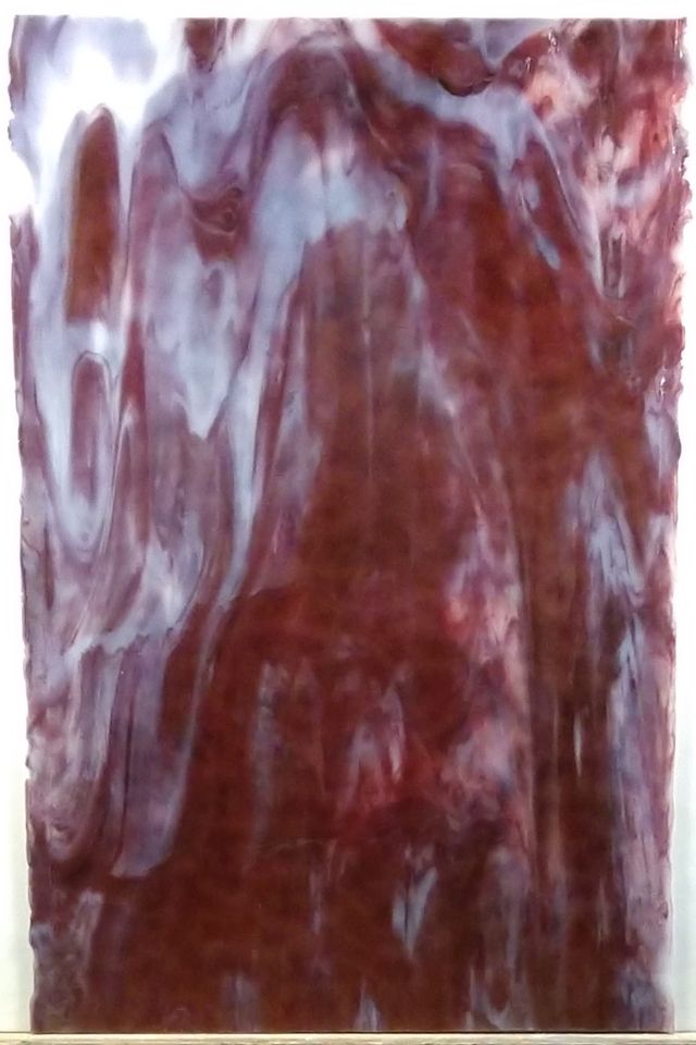 Red with White True Dichro - Stained Glass Express